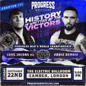 A match graphic for PROGRESS Wrestling.