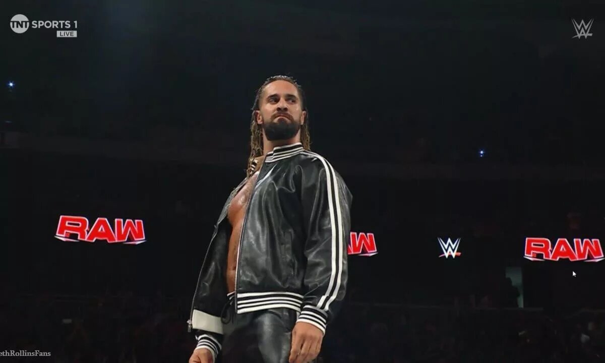 A photo from WWE Raw featuring Seth "Freakin'" Rollins.