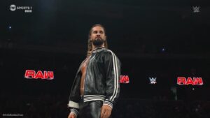 A photo from WWE Raw featuring Seth "Freakin'" Rollins.