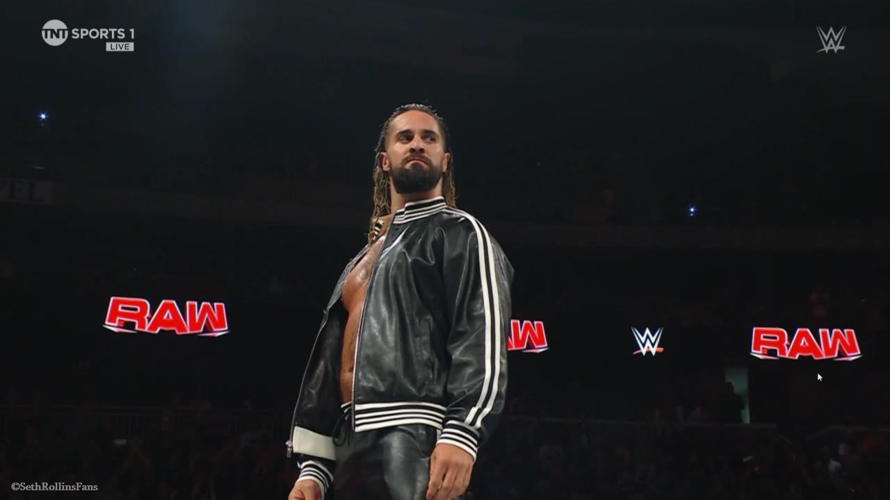 A photo from WWE Raw featuring Seth "Freakin'" Rollins.