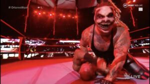 A photo of "The Fiend' Bray Wyatt and Randy Orton on WWE Raw.