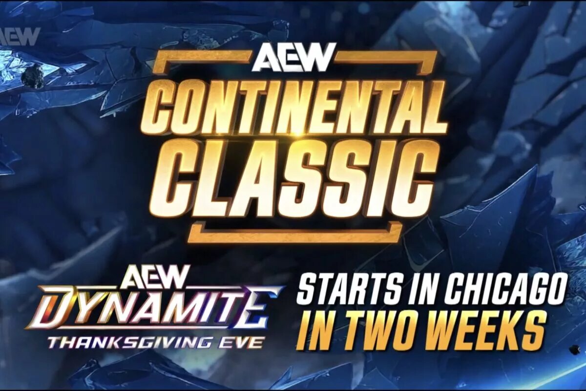 A graphic hyping up the AEW Continental Classic.