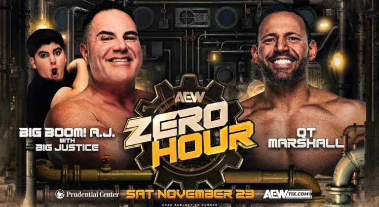A match graphic for AEW Full Gear 2024.