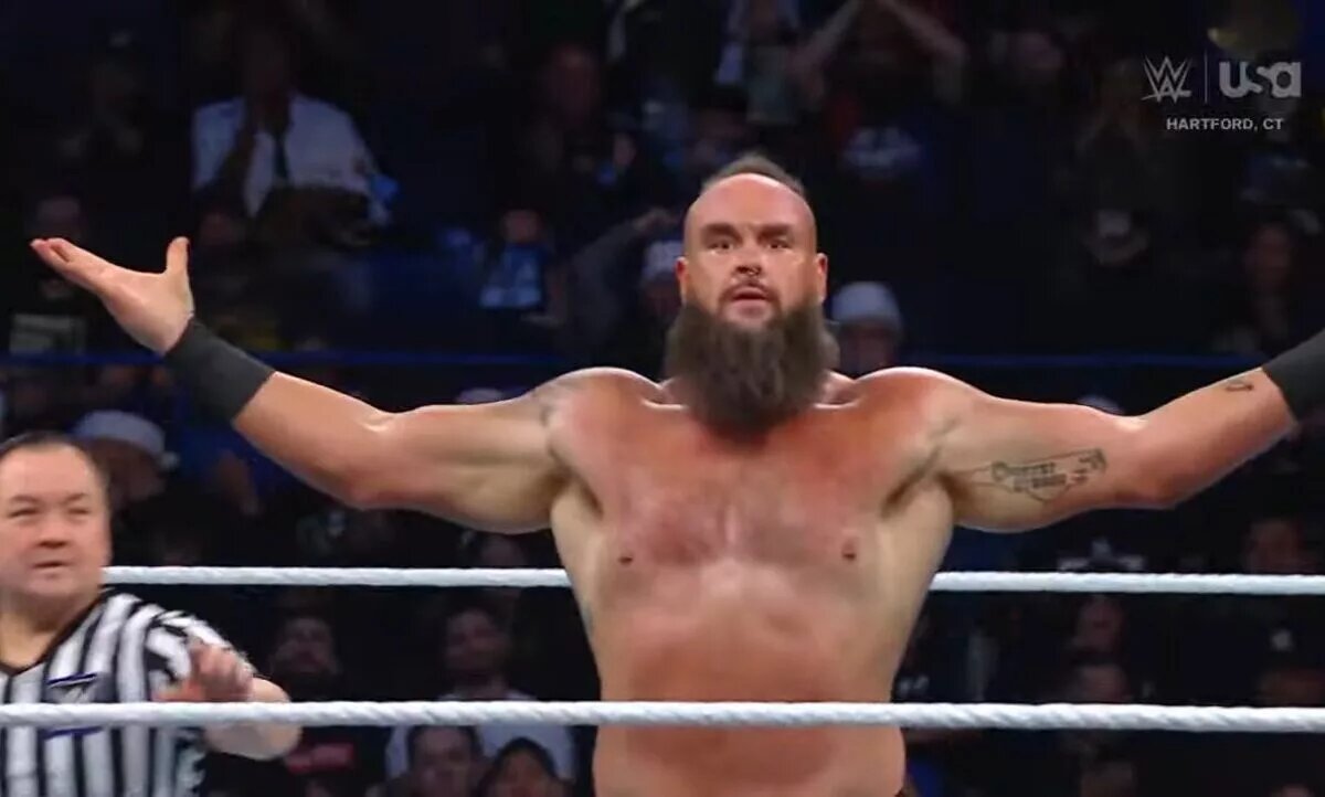 A photo of WWE transfer window signee Braun Strowman from WWE SmackDown.
