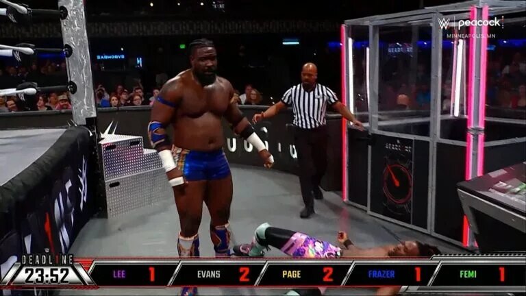 A photo of Oba Femi on WWE NXT Deadline 2024.
