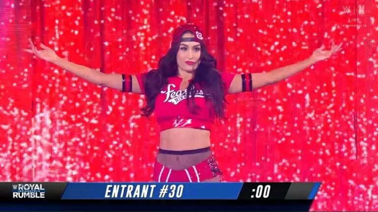 Nikki Bella Returns to WWE During Women's Royal Rumble
