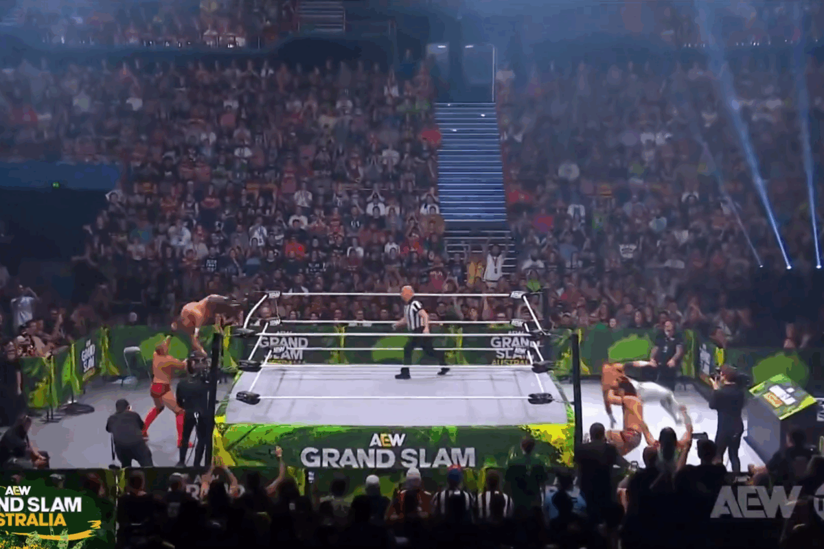 A photo from AEW Grand Slam: Australia.