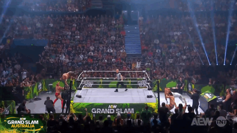 A photo from AEW Grand Slam: Australia.