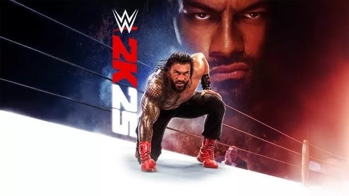 A photo of Roman Reigns, a part of the Anoa'i clan, one of the industry's most revered wrestling families. Cover of WWE 2K25 DLC Season Pass.
