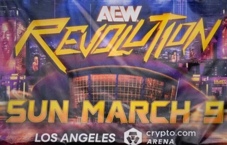Official logo AEW Revolution 2025.