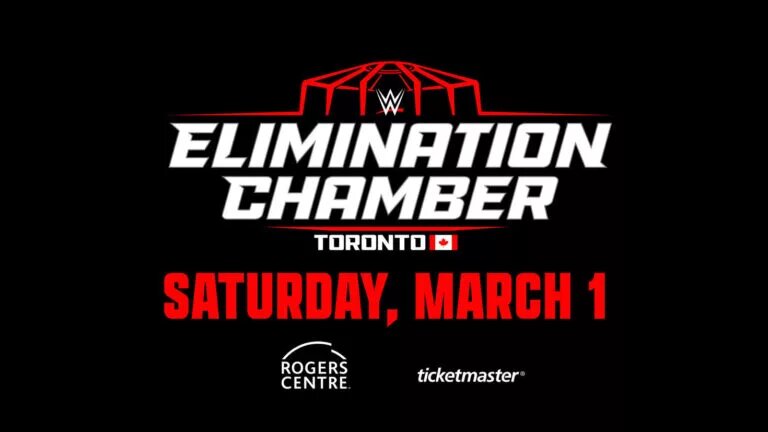 Elimination Chamber logo from WWE Raw tonight. Card will feature WWE unsanctioned match