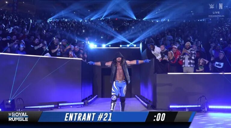 AJ Styles Makes a Phenomenal Return at the Royal Rumble