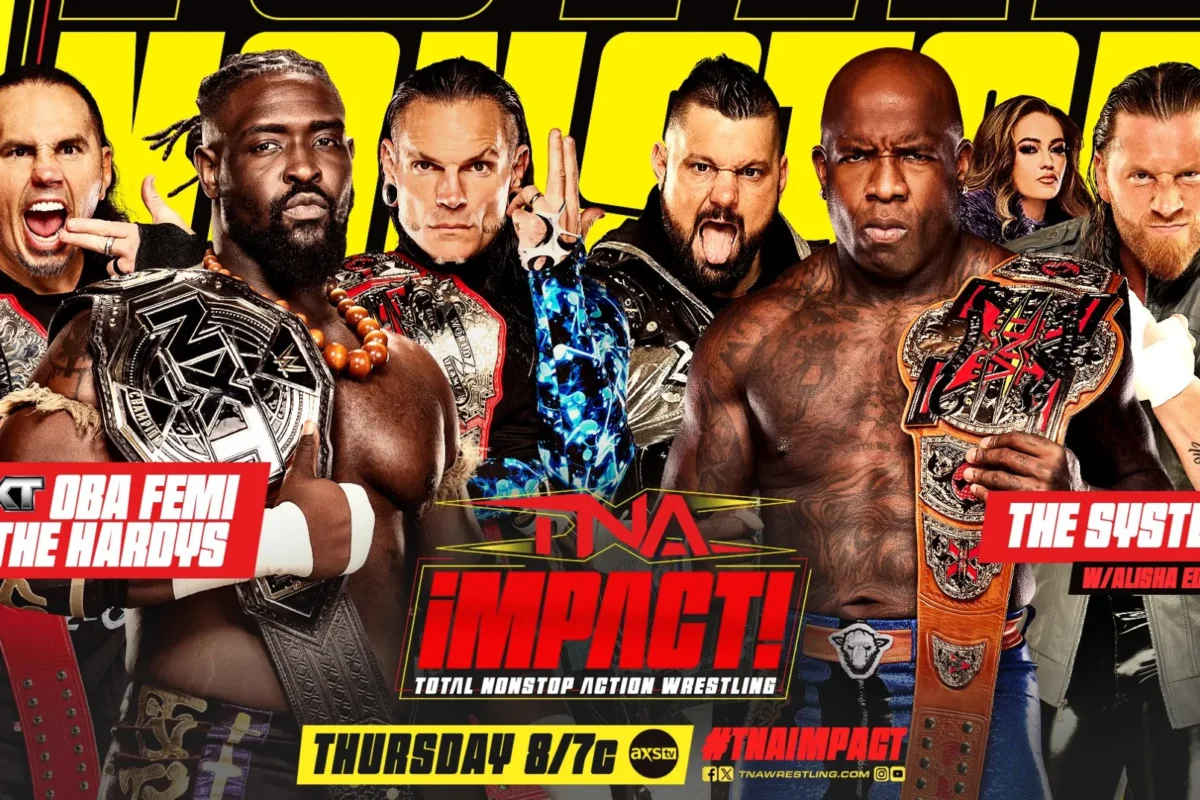 iMPACT spoilers match graphic for next week