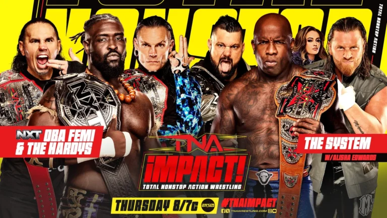 iMPACT spoilers match graphic for next week