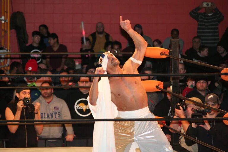 A photo featuring wrestler Sabu.