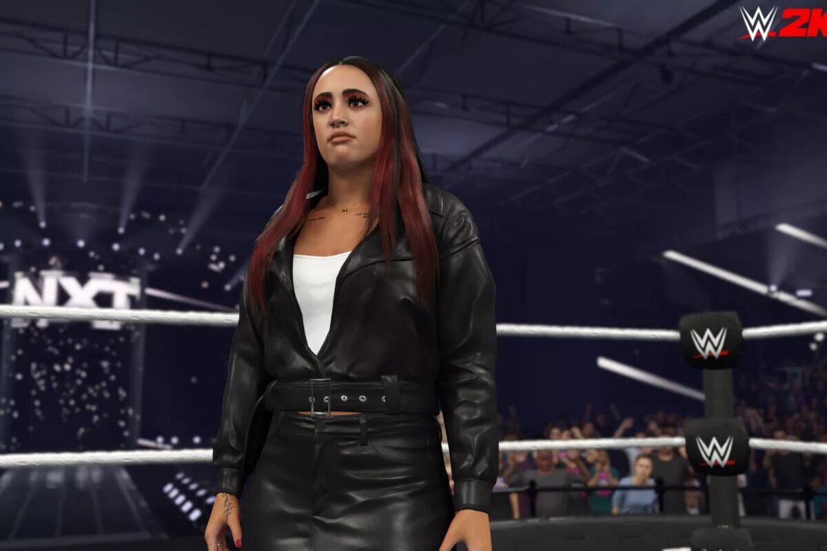 A screenshot from WWE 2K25 MyGM mode.