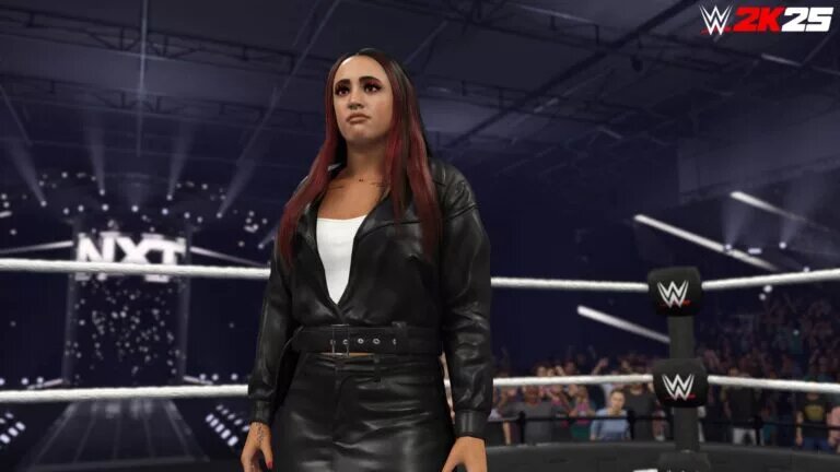 A screenshot from WWE 2K25 MyGM mode.