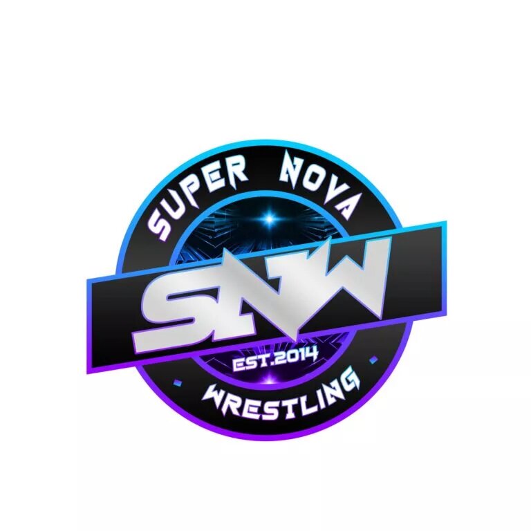 Logo of SuperNova Wrestling (SNW).