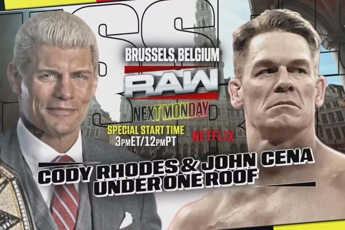 Cena and Rhodes will be under the same roof during WWE European Tour, WWE Raw preview for Brussels.