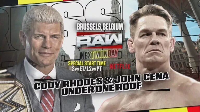 Cena and Rhodes will be under the same roof during WWE European Tour, WWE Raw preview for Brussels.