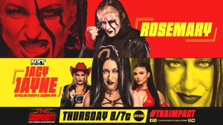 A match graphic for TNA IMPACT.
