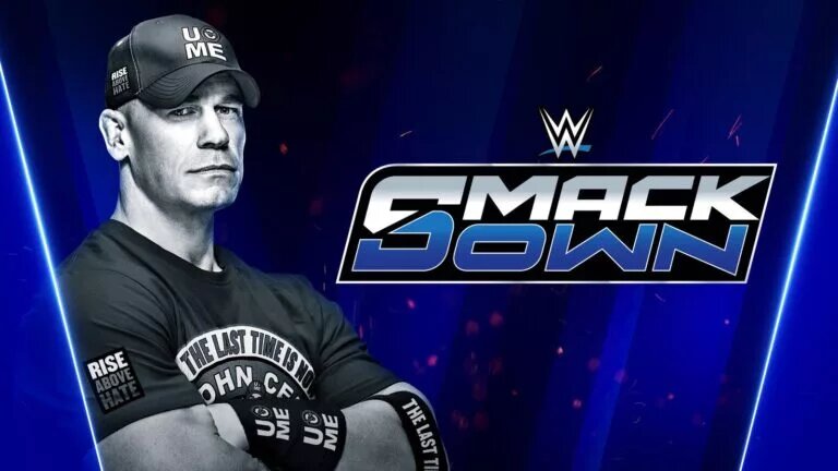 A blog banner featuring Undisputed WWE Champion John Cena for WWE SmackDown tonight, April 25, 2025.