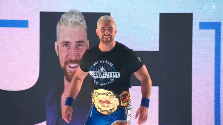 A photo of Joe Hendry at WWE WrestleMania 41.