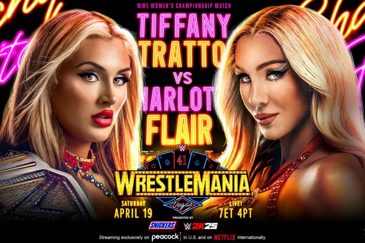 WrestleMania 41 Match Preview: Tiffany Stratton vs. Charlotte Flair