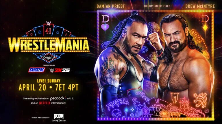 WrestleMania 41 Match Preview: Damian Priest vs. Drew McIntyre