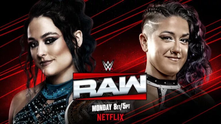 Bayley vs. Lyra Valkyria tops the WWE Raw match card