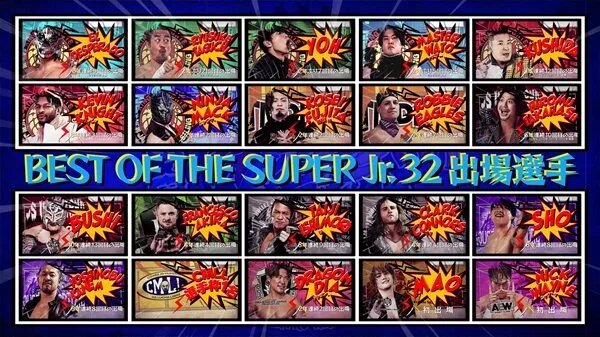 NJPW Best of the Super Jr. 32 Entrants