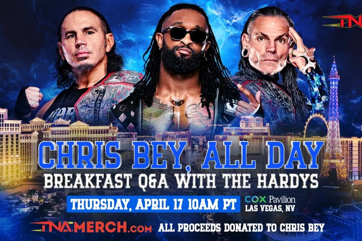 Chris Bey, Hardys Breakfast with the Hardys graphic