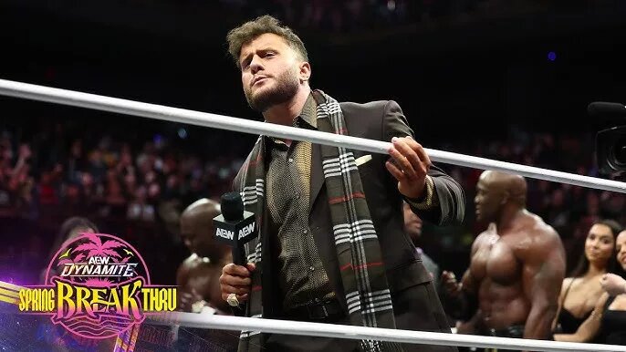 A photo of AEW World Champion MJF, who just got his X (Twitter) account hacked.