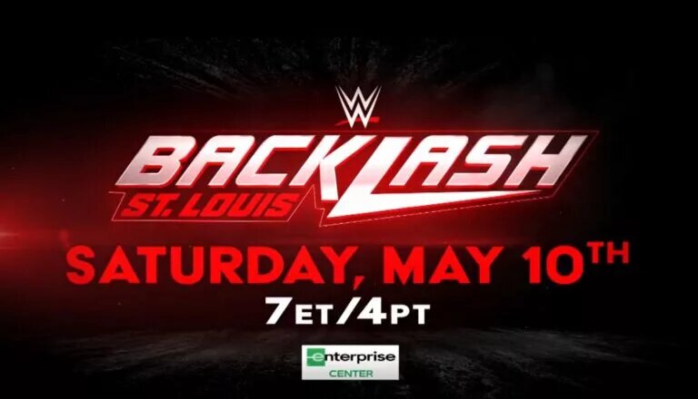 Official poster for WWE Backlash 2025 St. Louis.