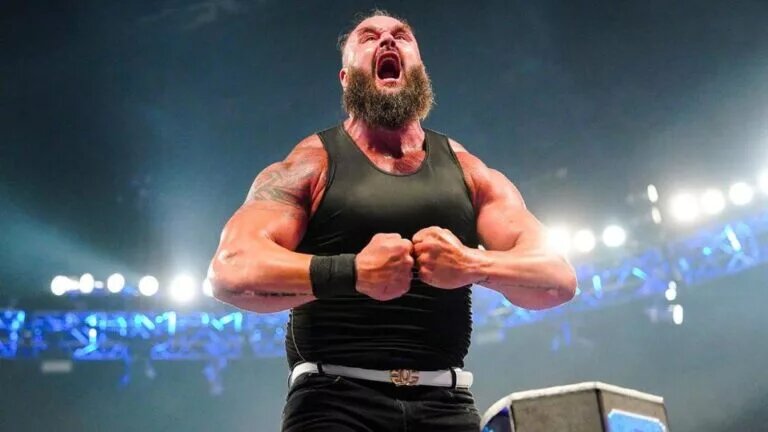 WWE releasee Braun Strowman, a potential target for AEW.