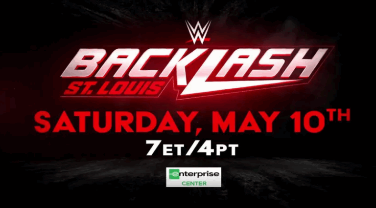 The official logo for WWE Backlash St. Louis 2025.