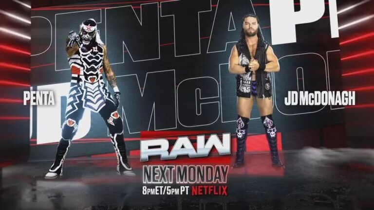 JD McDonagh is one of two superstars set to return on the WWE Raw Match Card for WWE Raw tonight and WWE Raw results