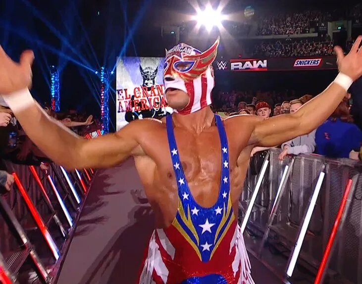 A photo of El Grande Americano/Chad Gable on WWE Monday Night Raw.