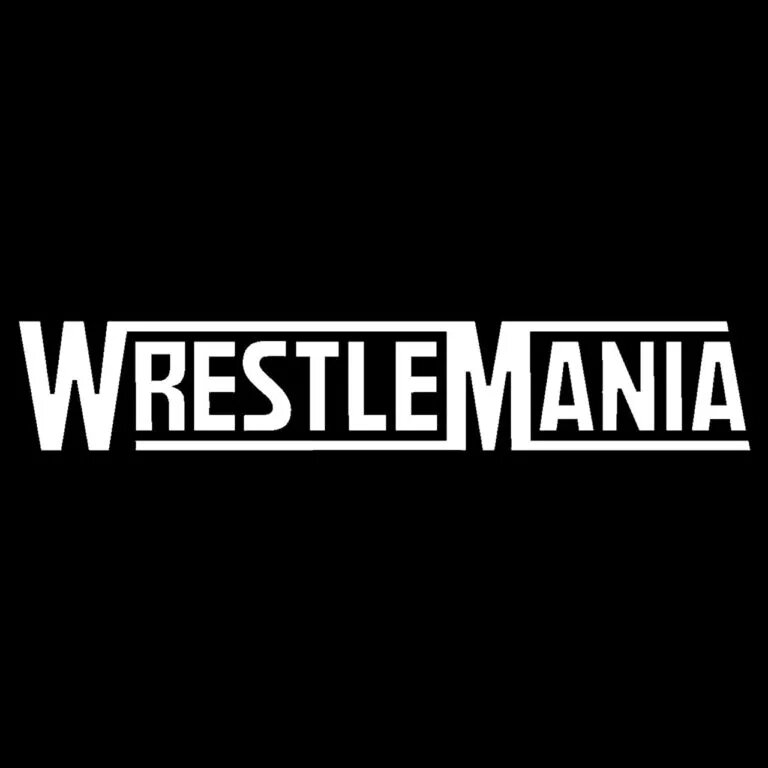 A logo for WWE WrestleMania 42 in 2026.
