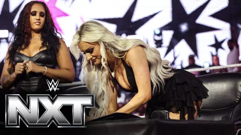 A photo of Blake Monroe, the former Mariah May, on WWE NXT.