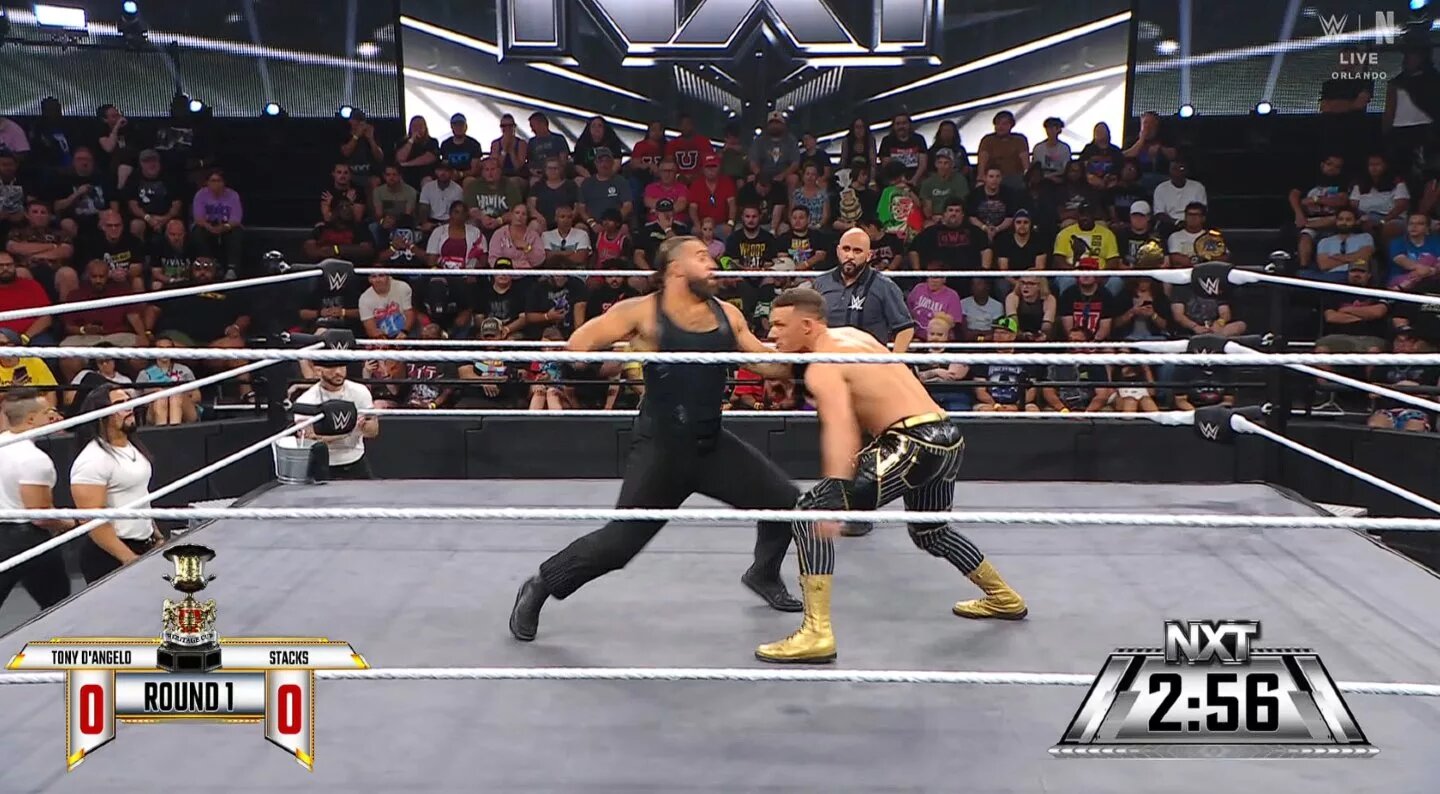A photo of Tony D'Angelo in WWE NXT.