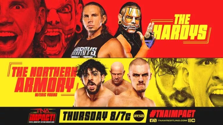 A graphic for TNA iMPACT for June 26, 2025.