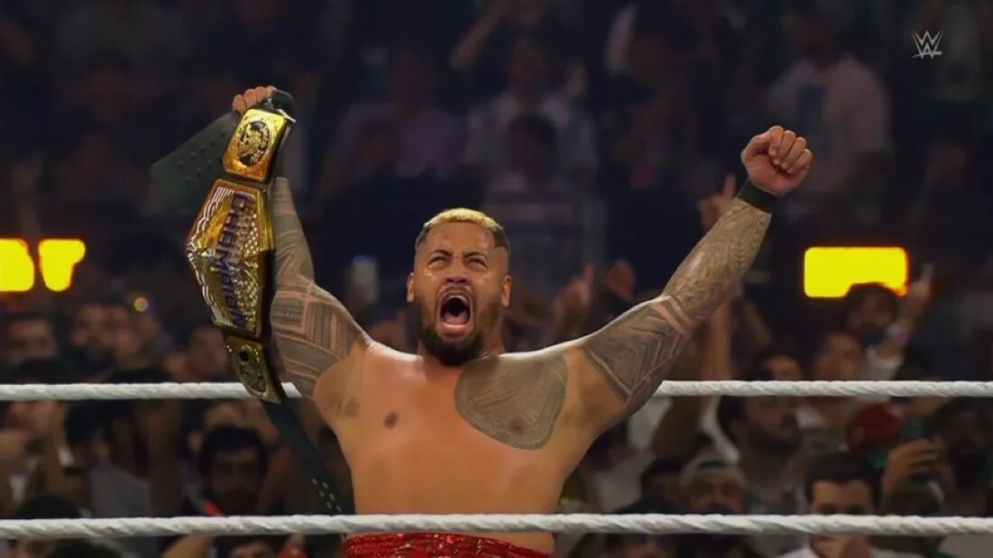 A photo from WWE Night of Champions featuring Solo Sikoa.