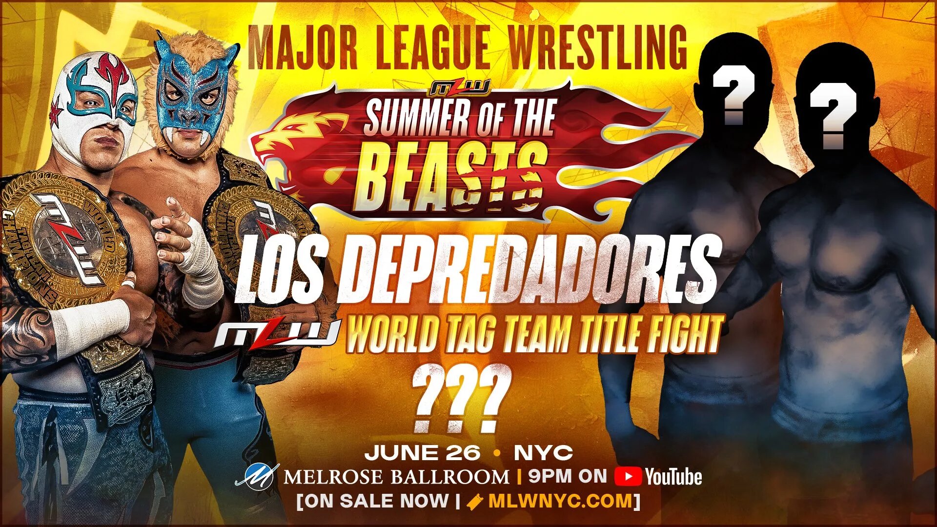 A graphic for MLW Summer of the Beasts 2025.