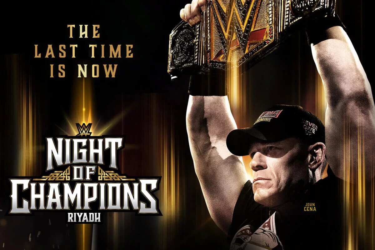 A graphic of WWE Night of Champions.