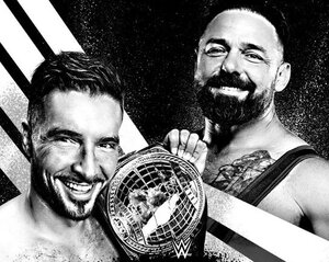 WWE NXT graphic featuring Ethan Page and Santino Marella