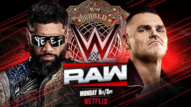 WWE Raw results - Jey Uso vs Gunther match graphic
