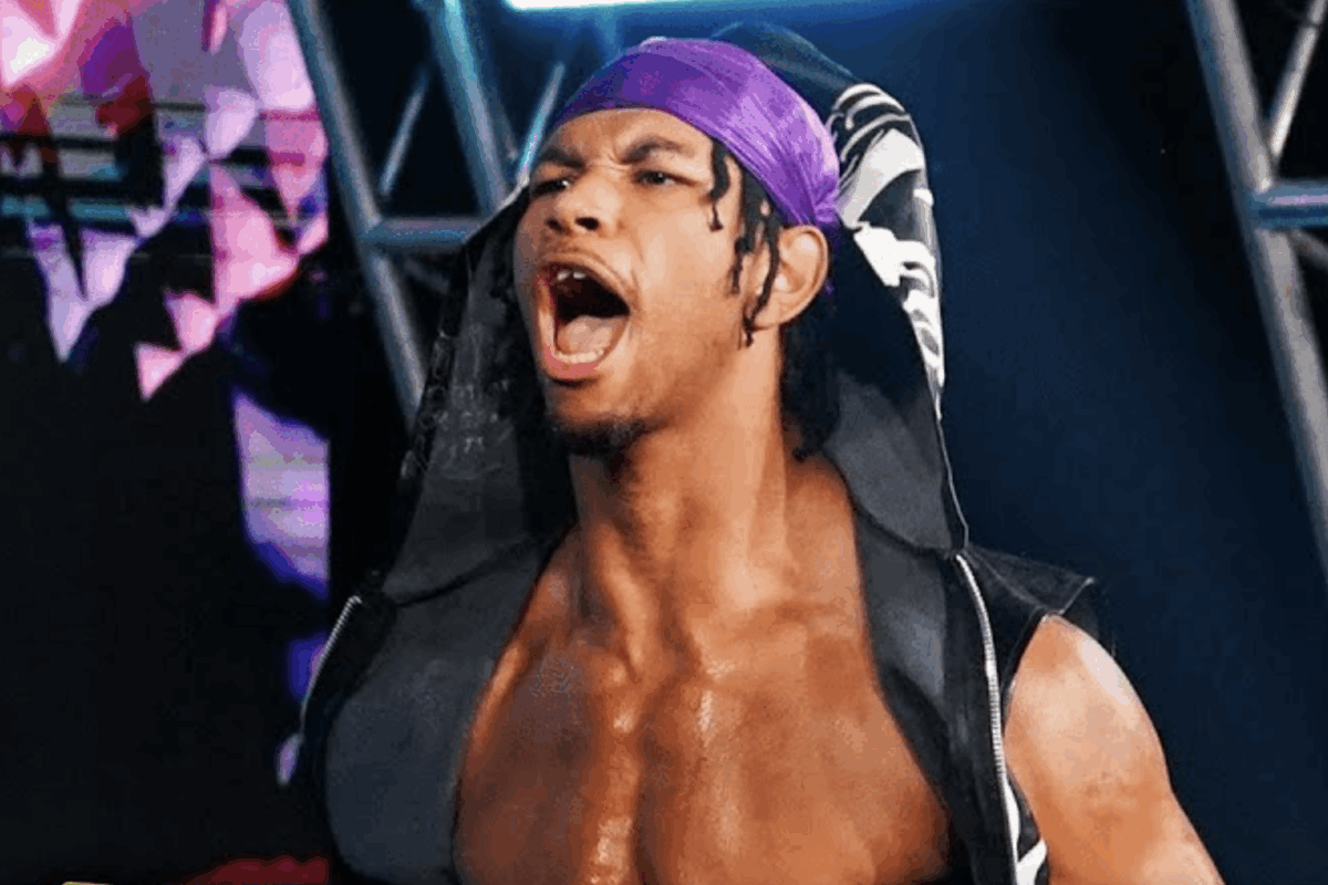 A photo of TNA Wrestling Star Leon Slater.