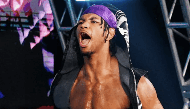 A photo of TNA Wrestling Star Leon Slater.
