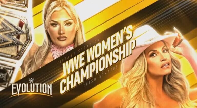 A graphic for the July 13th, 2025 WWE Evolution 2025 preview and card blog.